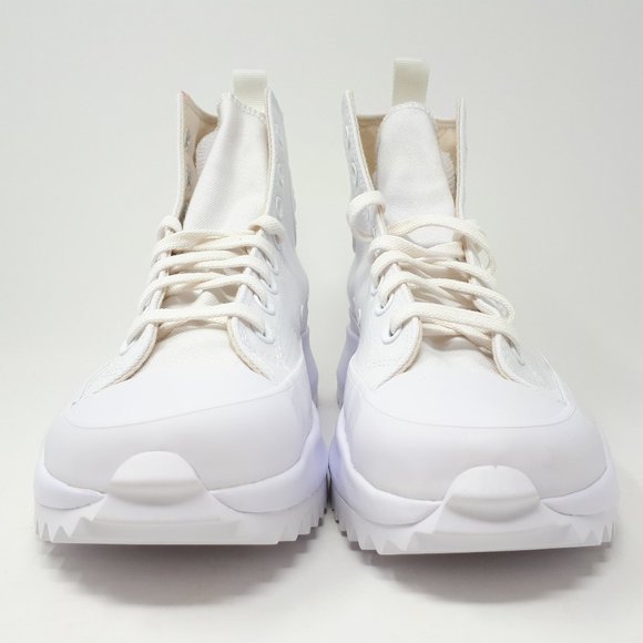 NEW Converse Run Star Hike Hi All White Platform Shoe Sneaker Women's Size 7.5-9 - Picture 6 of 9